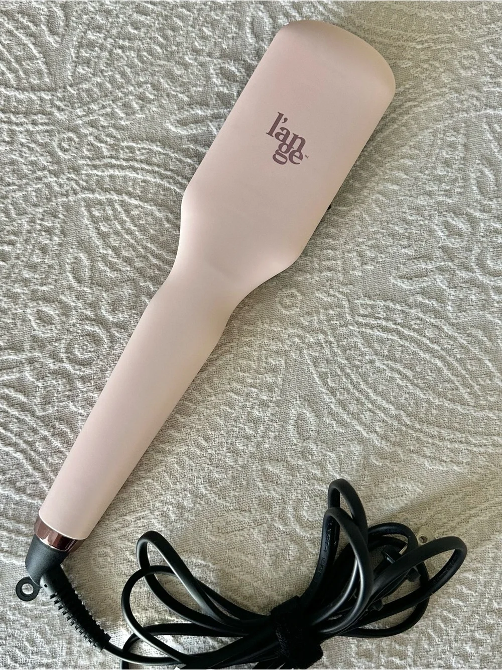 L’Ange Hair Le Vite Ceramic Straightening Brush Pink Blush  *Excellent